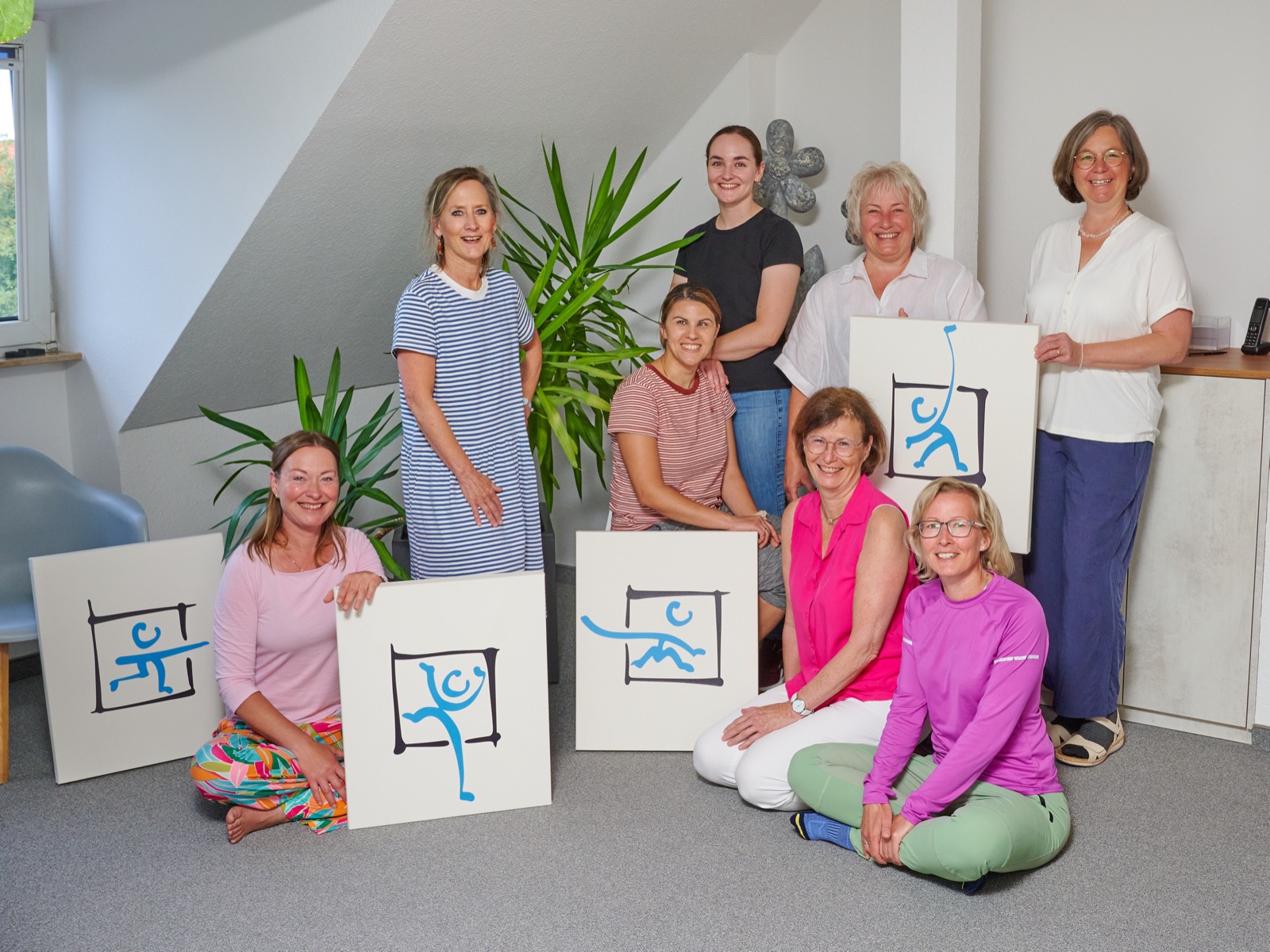 Teamfoto der Krankengymnastikpraxis